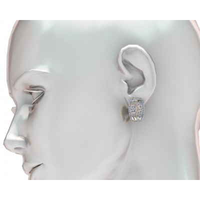 Elina Diamond Hoops